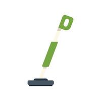 Green grass trimmer maintaining garden cutting machine for lawn care service vector
