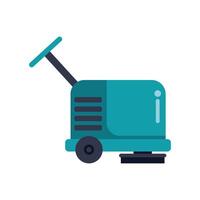 Professional floor polishing machine for cleaning company vector