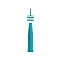 Modern telecommunication tower connecting people with technology vector