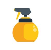 Spray bottle dispensing cleaning solution for disinfecting and sanitizing vector