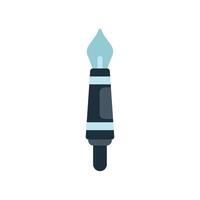 Fountain pen nib drawing instrument for writing and sketching vector