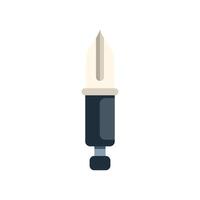 Close up view of elegant fountain pen nib for smooth writing experience vector