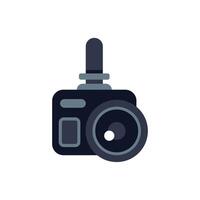 Dashcam icon showing digital recorder for car security vector