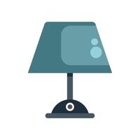 Modern style desk lamp providing light for working vector