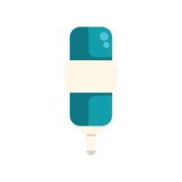 Medical dropper being held up for viewing vector
