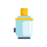Spray can delivering a burst of colorful creativity vector