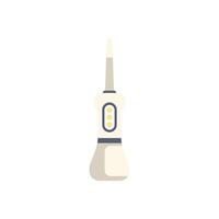 Wireless oral irrigator promoting gum health and dental hygiene vector