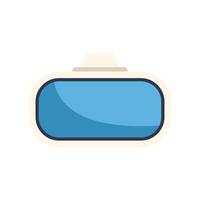 Vr glasses headset simulating virtual reality experience vector