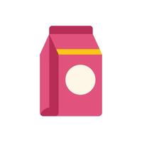 Pink packaging with blank label for branding and design needs vector