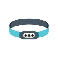 Modern headlamp for working or hiking in the dark vector