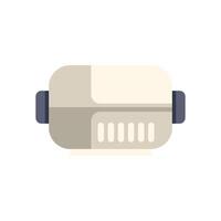 Modern security camera recording footage vector