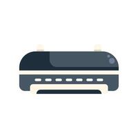 Modern wi fi router providing wireless internet connection vector