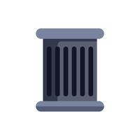 Ancient greek column standing strong and tall vector