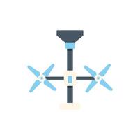 Wind turbine generating clean renewable energy with rotating blades vector