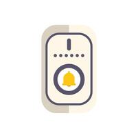Notification bell icon for app or website interface design vector