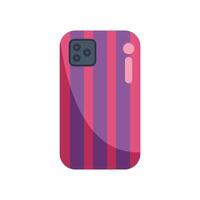 Modern smartphone having stylish cover showing concept of mobile cover vector
