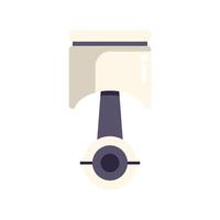 Engine piston performing reciprocating motion illustration vector
