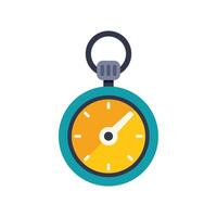 Stopwatch measuring time with its hands moving fast vector