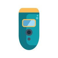 Barcode scanner showing digital screen interface vector