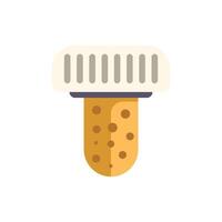 Wine stopper preventing air from oxidizing wine bottle vector