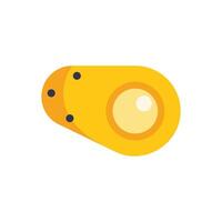 Yellow submarine exploring the depths of the ocean floor vector
