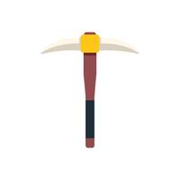 Miner pickaxe breaking stones for crypto currency mining vector