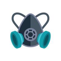 Respirator mask protecting from dust and virus vector