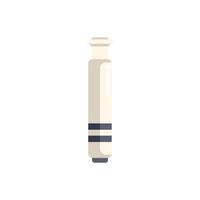 Audio jack plug connector representing connection and sound transmission vector
