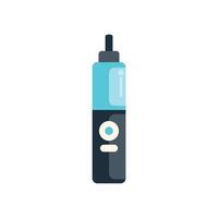 Electronic cigarette vaporizer device showing liquid cartridge vector
