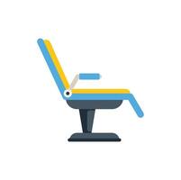 Adjustable hydraulic chair being empty in waiting room vector