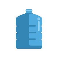 Large blue water bottle with handle for delivery service vector