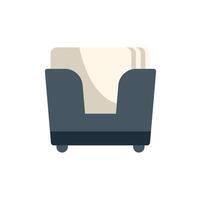 Office paper tray holding blank sheets of paper for printing or copying vector