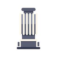 Ancient greek column standing tall representing history and culture vector