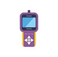 Gamepad with screen for gaming showing controller for playing games vector