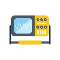 Medical device showing sinus rhythm on screen and buttons for measuring pulse vector