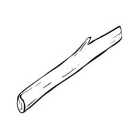A Simple Twig or Stick Can Be Utilized for Various Nature Crafts and Outdoor Activities. sketch illustration. Pet shop vector