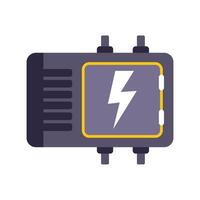 Electric generator providing power supply for backup energy source vector