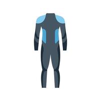 Professional diving suit offering protection and flexibility vector