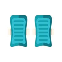 Two comfortable train seats waiting for passengers vector