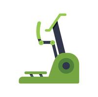 Green and black exercise machine for working out leg muscles vector