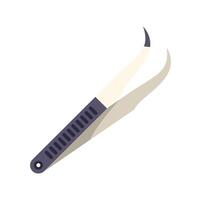 Professional eyelash extension tweezers for eyelash application vector