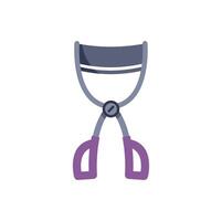 Eyelash curler enhancing natural beauty for makeup routine vector