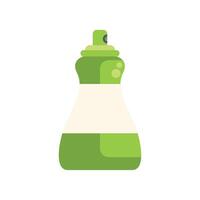 Green spray bottle with blank label for your design vector
