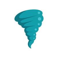 Cartoon style whirlwind rotating fast creating air funnel vector