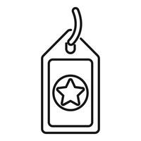 Vip tag representing exclusive access and premium quality vector