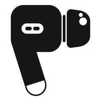 Wireless in ear headphones delivering immersive audio experience vector