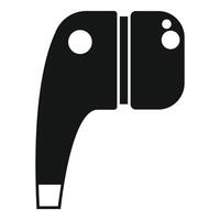 Hearing aid device enhancing listening experience with advanced technology vector