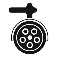 Surveillance camera protecting public safety with advanced technology vector