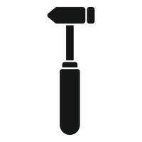 Reflex hammer showing neurological examination tool for doctors vector