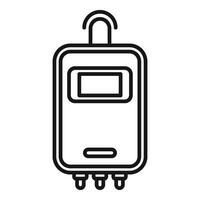 Electronic device for aquariums measuring and controlling water parameters vector